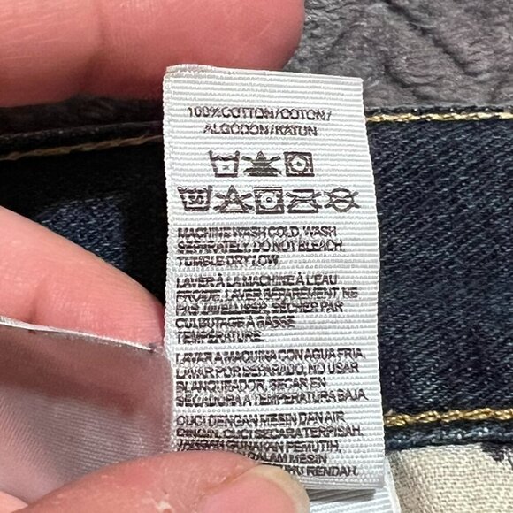 Lucky Brand Jean's Men's 361 Vintage Straight Size 38x30 Dark Acid Wash - Picture 12 of 15